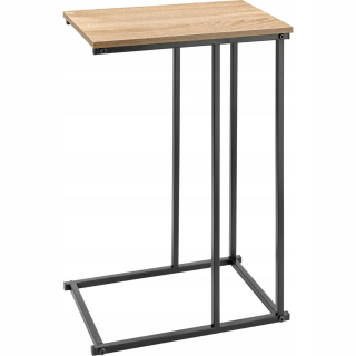 Konferenčný stolík Home Styling Collection obdĺžnikové príručné stolíky 26 x 40 x 58 cm odtiene hnedej